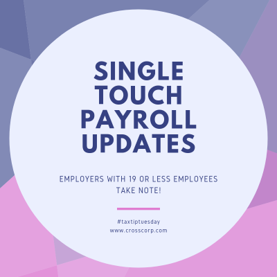 Single Touch Payroll Updates! Employers with 19 or less employees, take note!
